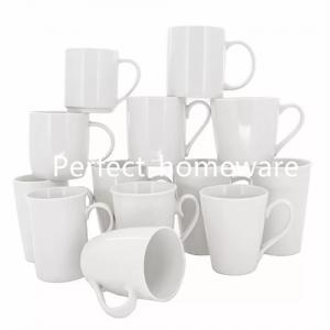 ceramic mug produce white mug  can customioze your  logo and color and shape 