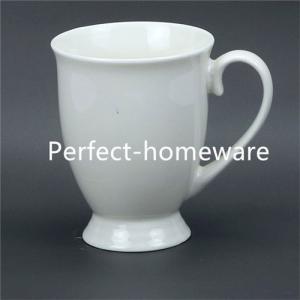 white ceramic mug can make customer logo and color and shape for promotion 